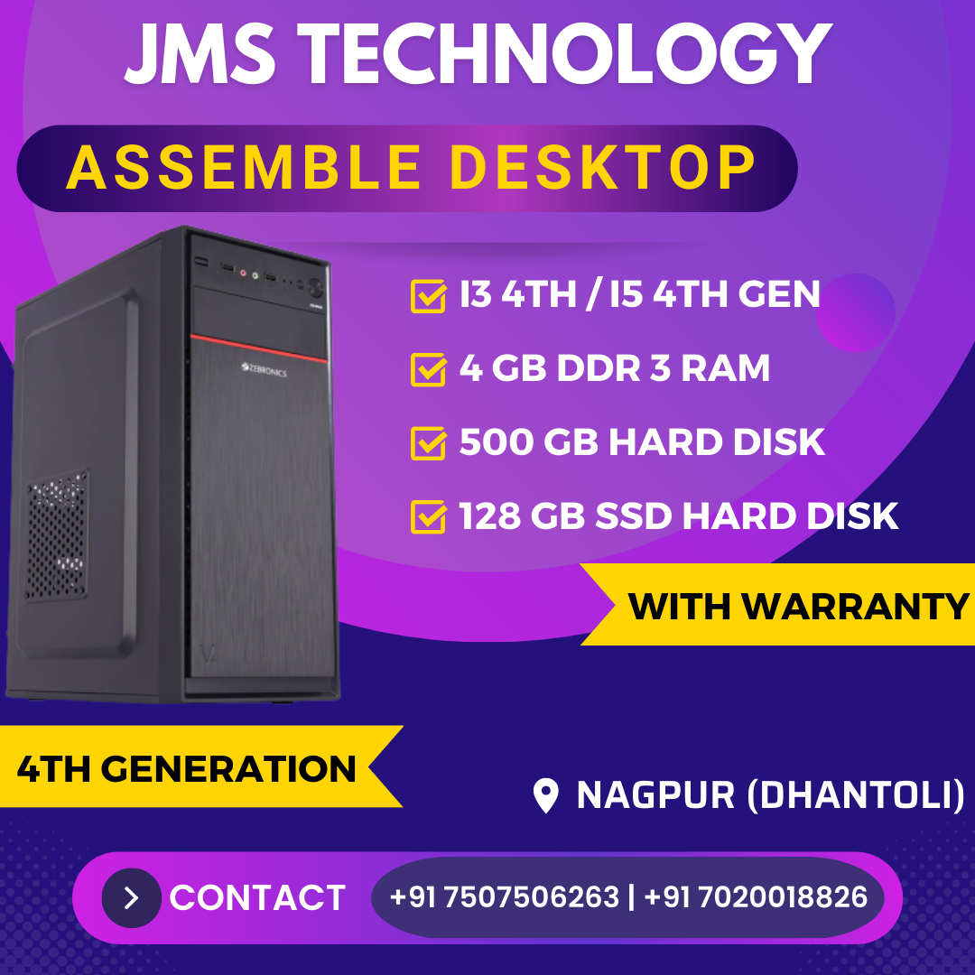 ASSEMBLE DESKTOP 4TH GEN